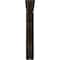 Ekena Millwork Damon Wrought Iron Bracket, (Triple center brace), Antiqued Brass 2"W x 10"D x 12"H BKTM02X10X12TDAABS - alternate 5